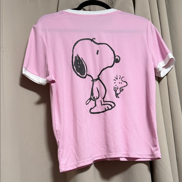 Peanuts Pink and White T-Shirt - Picture 4 of 4